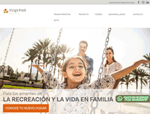 Tablet Screenshot of kingsparkpanama.com
